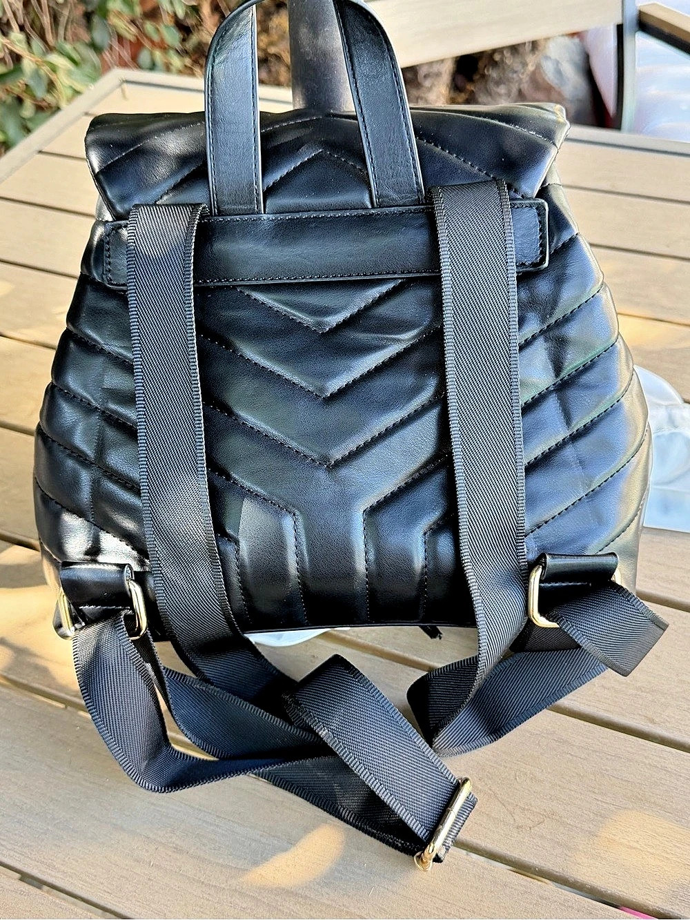Inspired Quilted Backpack - Picture 2 of 8